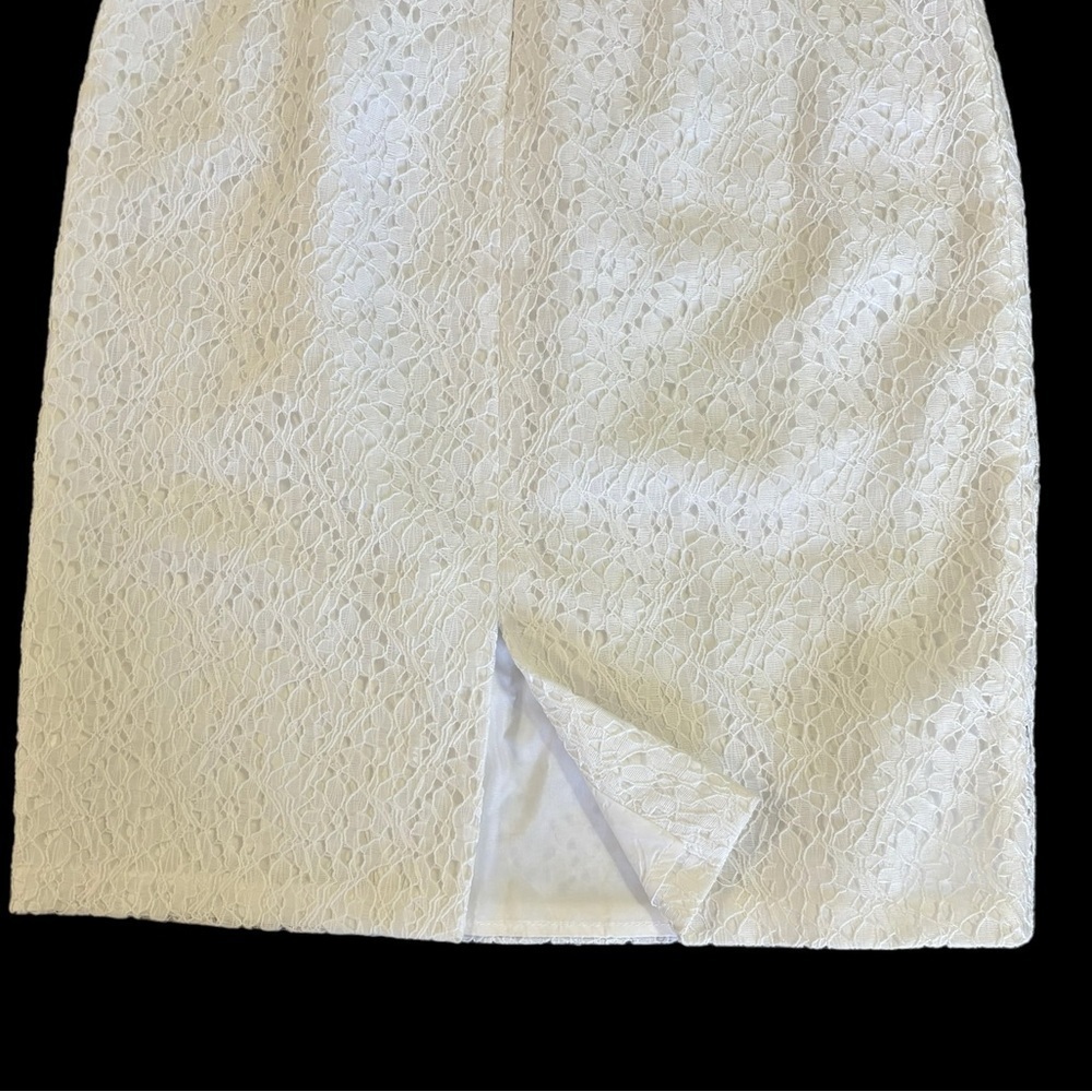 Trio New York white lace sheath dress size 4 - Picture 8 of 15